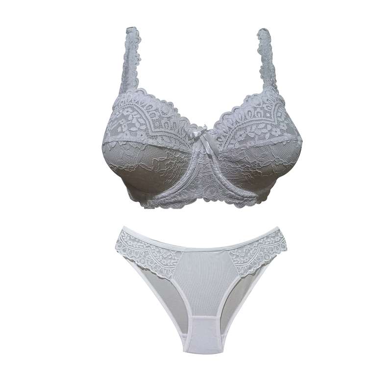 ست شورت و سوتین زنانه مدل گیپوری کد-fn-s