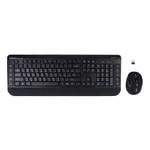 کیبورد و ماوس بی سیم هترون مدل HKCW140، سوییچ ممبران، Full-Size