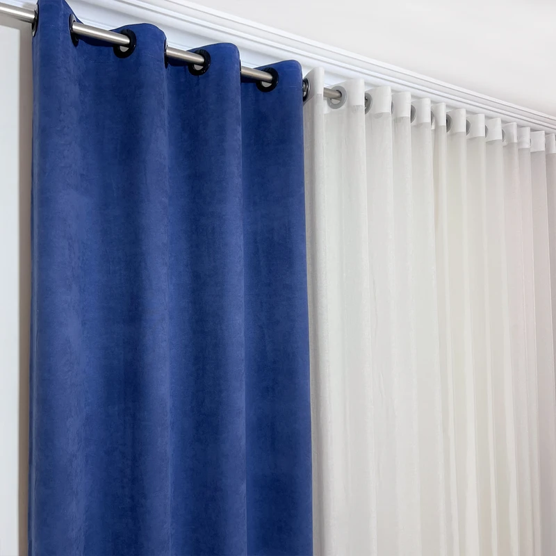 عکس شماره 16 : پرده مدل پانچ مخمل هازان سایز 150x280 سانتی متر