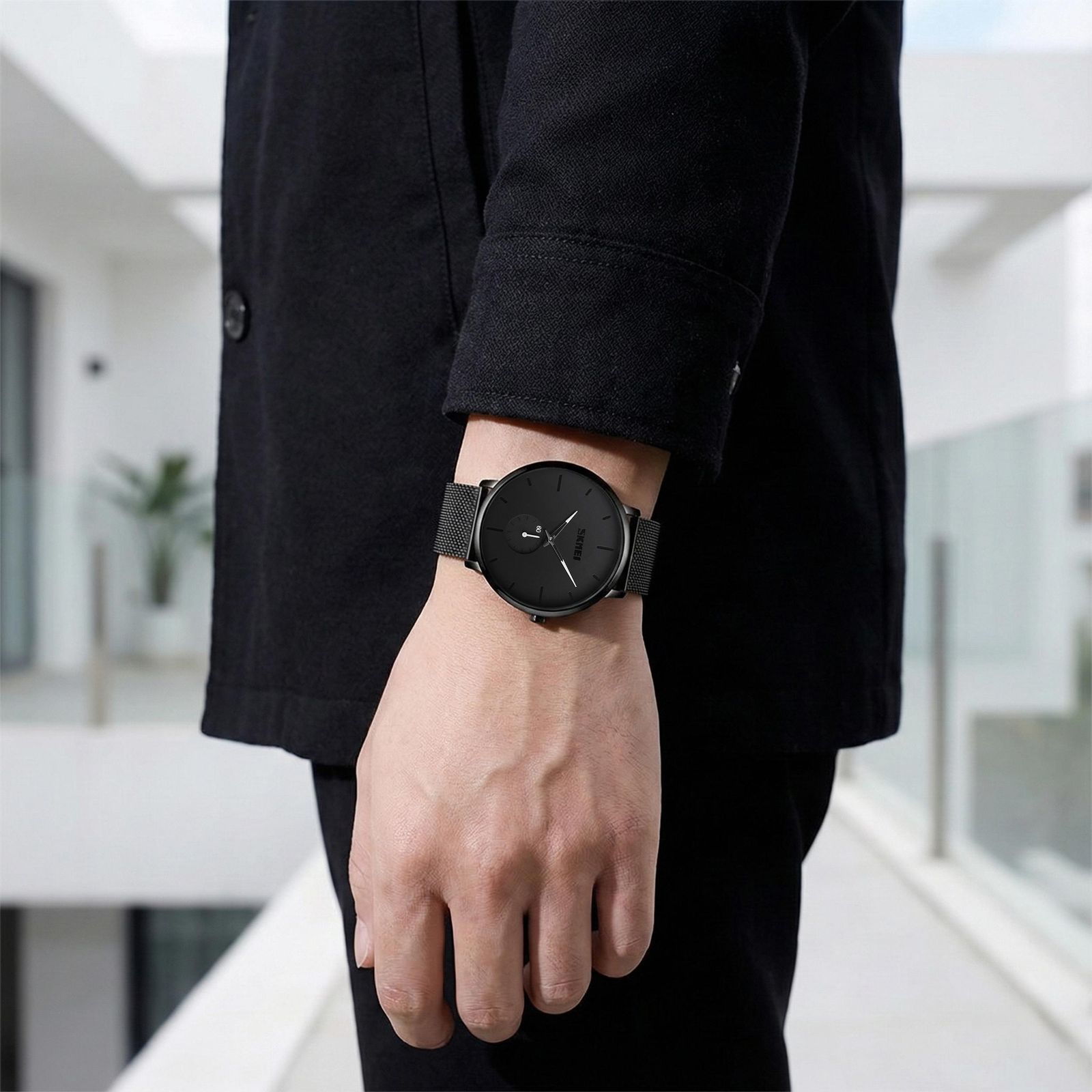 ساعت مچی عقربه ای مردانه اسکمی کد 9185 -  - 2