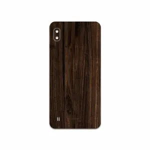 MAHOOT Dark Walnut Wood Cover Sticker for Samsung Galaxy A10