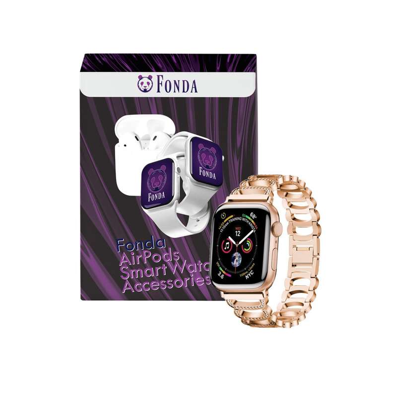 بند فوندا مدل roya مناسب برای اپل واچ 45 میلی متری