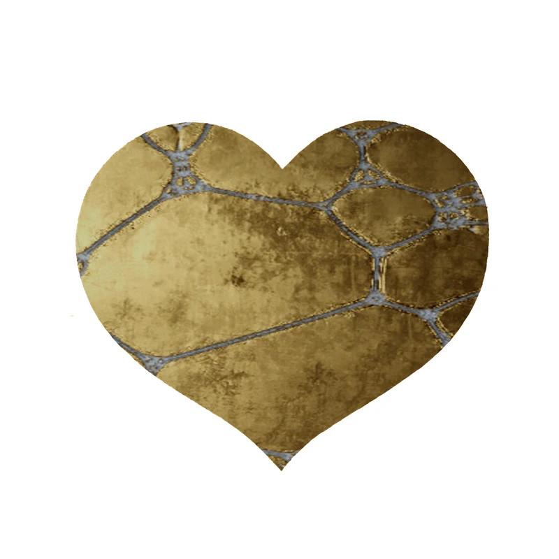 پادری مدل قلب طرح کلاسیک کد 8789 سایز 90x90 سانتی متر