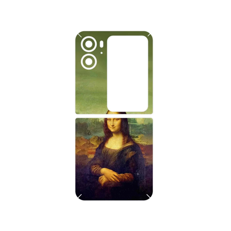 برچسب پوششی ماهوت مدل Mona Lisa of da Vinci مناسب برای گوشی موبایل اپو Find N2 Flip