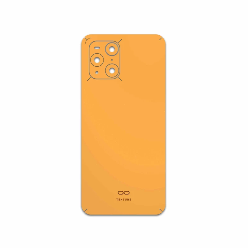 برچسب پوششی ماهوت مدل Matte-Orange مناسب برای گوشی موبایل اپو Find X3 Pro