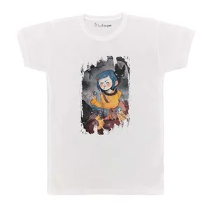 تی شرت بچگانه پرمانه طرح کورالین کد pmt.4800