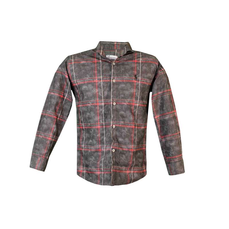 پیراهن آستین بلند مردانه مدل چهارخانه کد 08-29