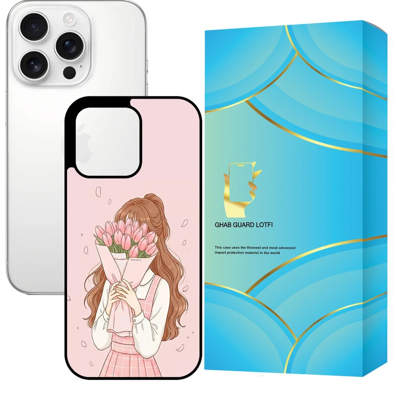 کاور قاب گارد لطفی طرح دخترانه مدل GCHP16P مناسب برای گوشی موبایل اپل iPhone 16 Pro