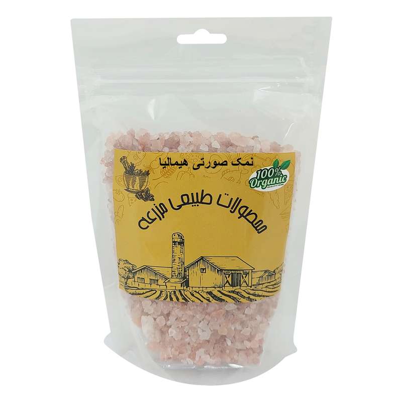 نمک صورتی مزرعه گرانول - 500 گرم