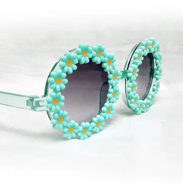 عینک آفتابی دخترانه مدل گل کد 26