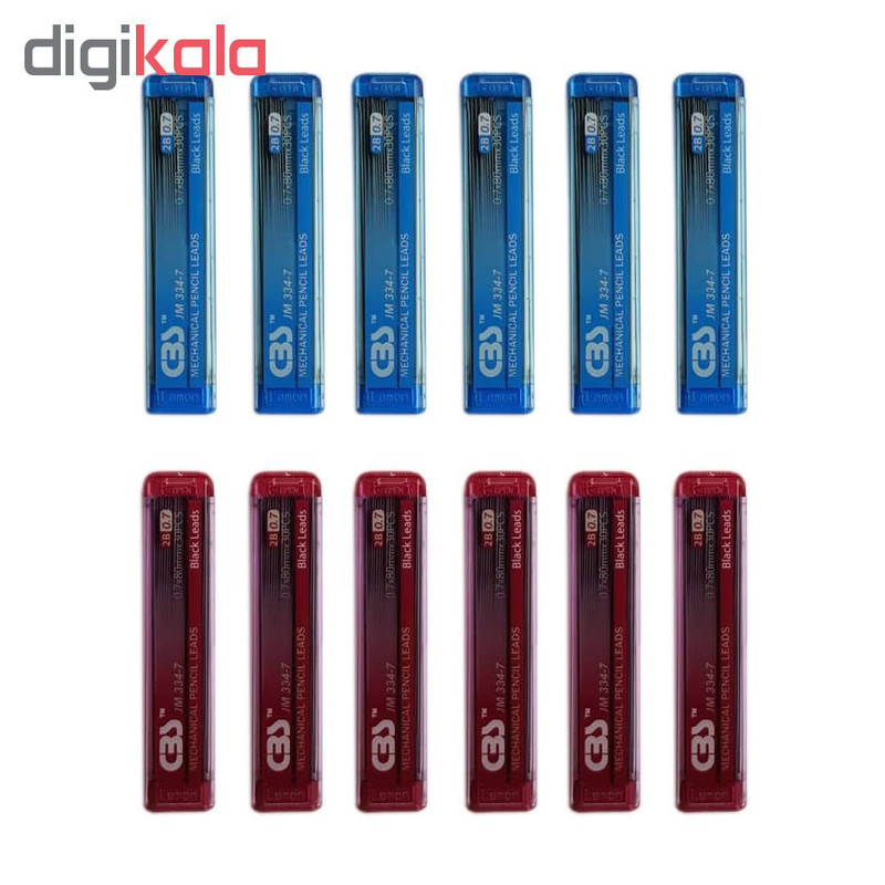 نوک مداد نوکی 0.5 میلی متری سی بی اس مدل 334 مجموعه 12 عددی