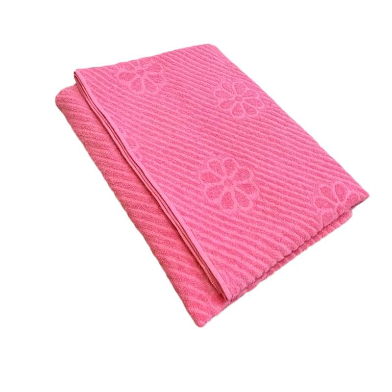 حوله حمام مدل شکوفه کد Sh00 سایز 150x95 سانتی متر