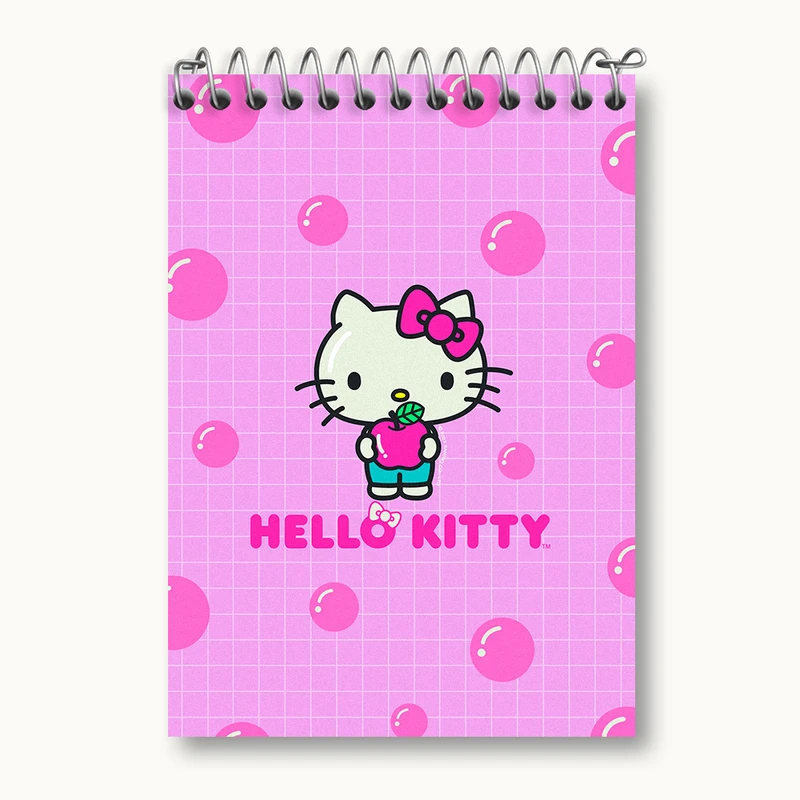 دفتر یادداشت 50 برگ خندالو طرح هلو کیتی (Hello Kitty) کد N4225
