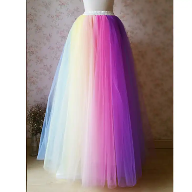 دامن زنانه مدل Rainbow