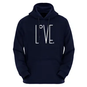 هودی زنانه مدل LOVE کد D03 رنگ سرمه ای