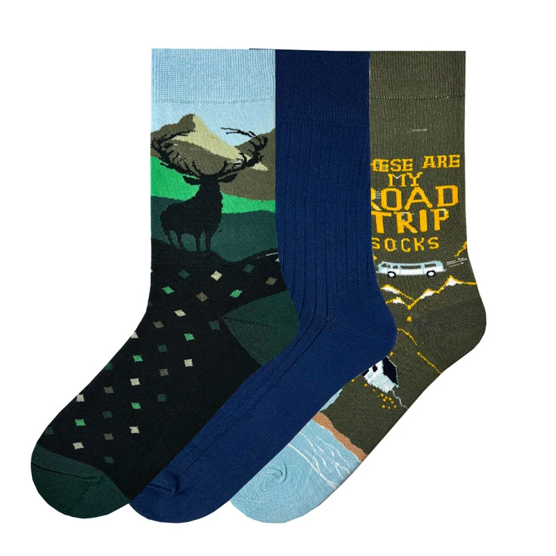 جوراب ساق بلند زنانه ال سون مدل رد پا کد PH1149 بسته 3 عددی