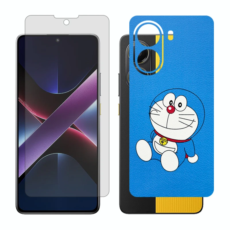 محافظ صفحه نمایش شفاف گلس مدل Together مناسب برای گوشی موبایل شیائومی Poco X7 Pro به همراه برچسب پوششی پشت گوشی