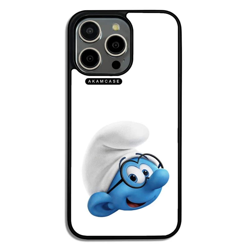 کاور آکام مدل AMC-WA15PROMAX-SMURFS-16 مناسب برای گوشی موبایل اپل iPhone 15 Pro Max