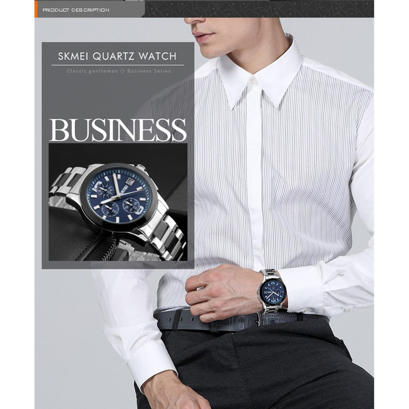 ساعت مچی عقربهای مردانه اسکمی مدل 9126B ساعت مچی عقربهای مردانه اسکمی مدل 9126B