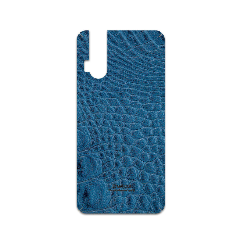 برچسب پوششی ماهوت مدل Blue-Crocodile-Leather مناسب برای گوشی موبایل موتورولا One Hyper