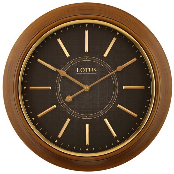 ساعت دیواری لوتوس مدل چوبی w-8036