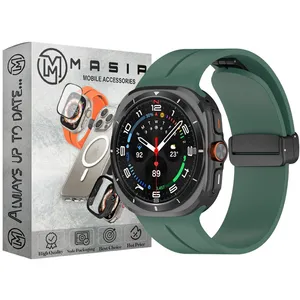 Masir Silicone Fit Magnetic Strap suitable for Galaxy Watch Ultra 47mm