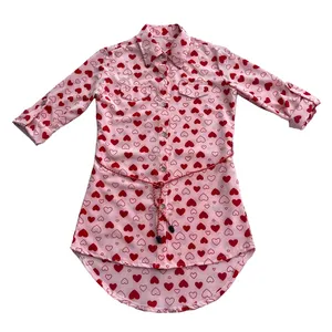 تونیک دخترانه مدل قلبی