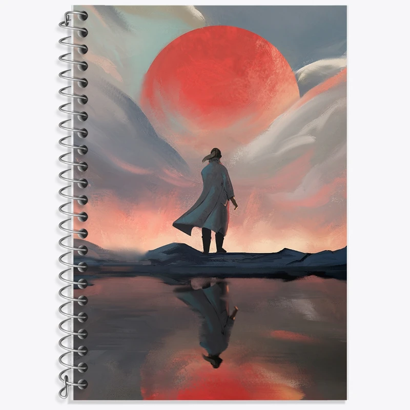 دفتر لغت 50 برگ خندالو طرح غروب کد F1941