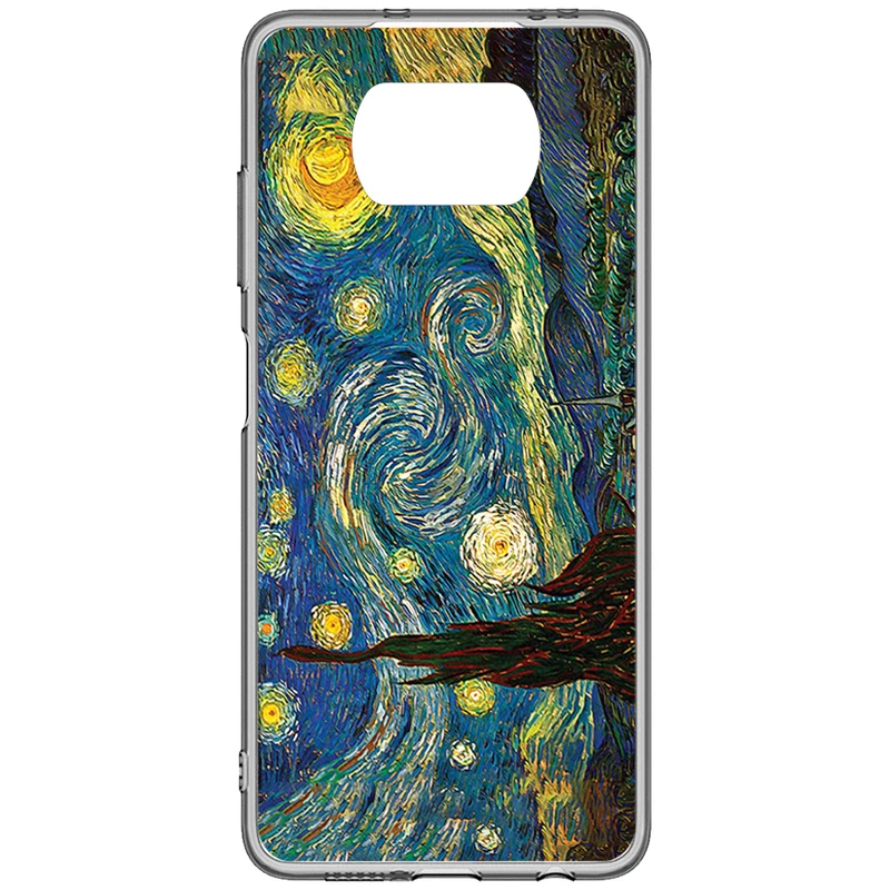 کاور طرح شب پرستاره مناسب برای گوشی موبایل شیائومی Poco X3 