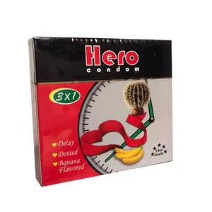 کاندوم هیرو مدل 3X1 بسته 3 عددی 