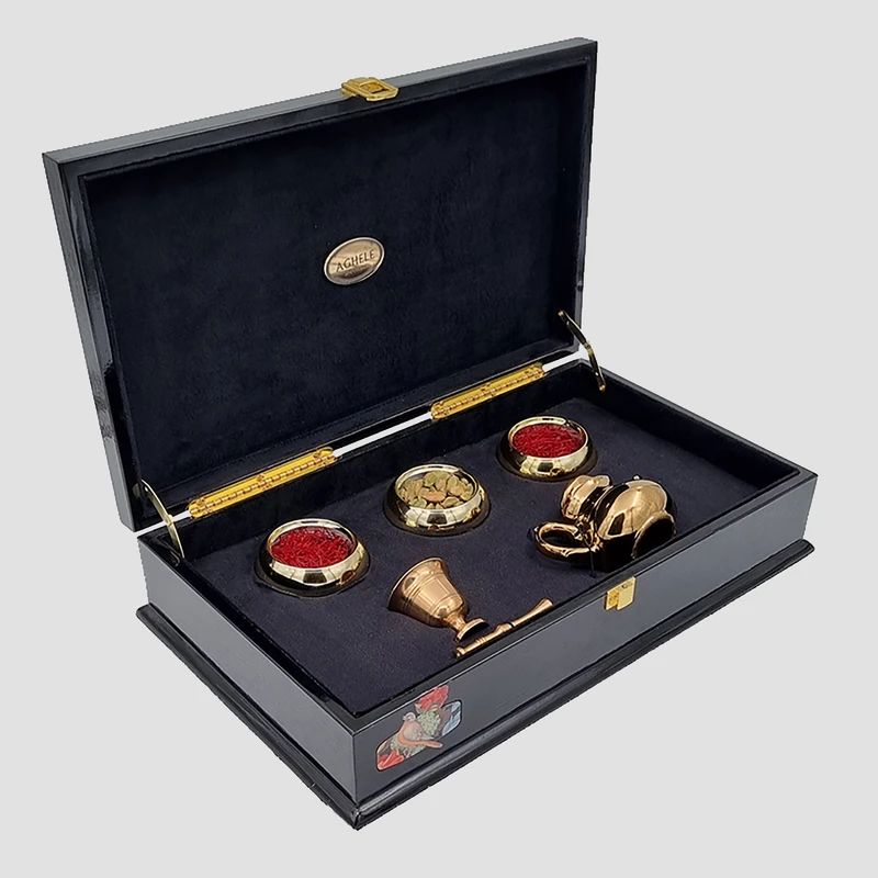 زعفران کادویی عاقله - 6 گرم به همراه هل - 20 گرم