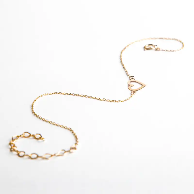 پابند طلا 18 عیار زنانه ریسه گالری مدل 2053