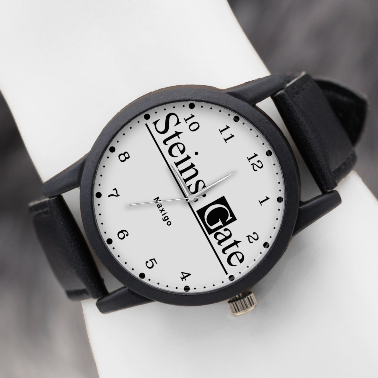 ساعت مچی عقربه ای ناکسیگو مدل Steins Gate کد LF13393