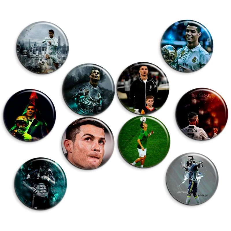 پیکسل پرمانه طرح کریستیانو رونالدو کد pmg.8096 مجموعه 10 عددی