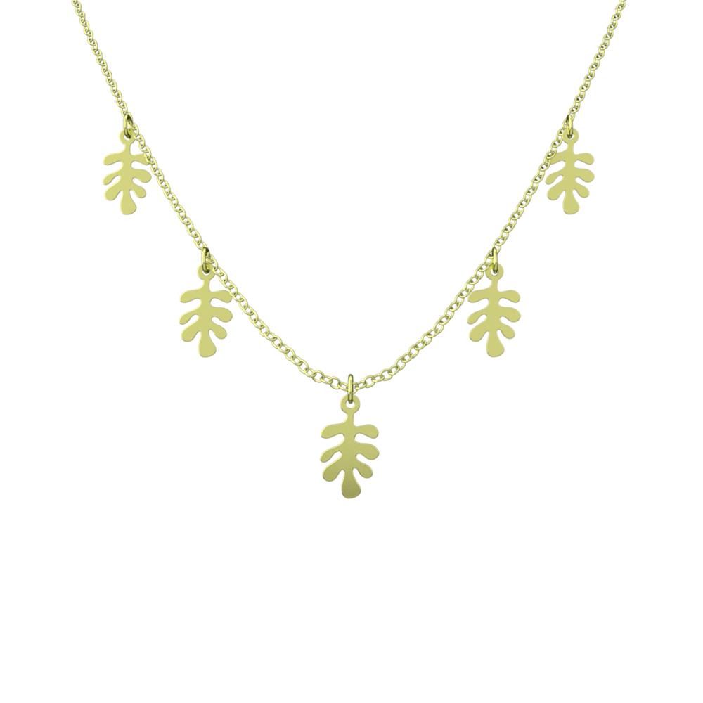 گردنبند طلا 18 عیار زنانه مدوپد مدل هندسی کد RNA15113 -  - 4