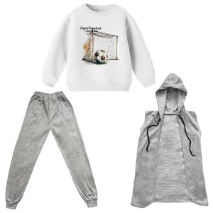 ست 3 تکه لباس پسرانه مدل فوتبال کد 2