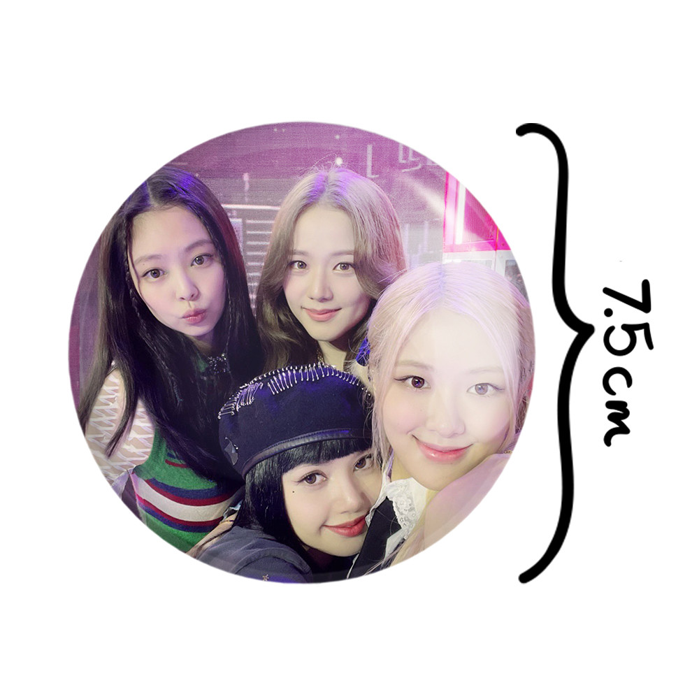 آینه جیبی خندالو مدل گروه بلک پینک Black Pink  کد 14532