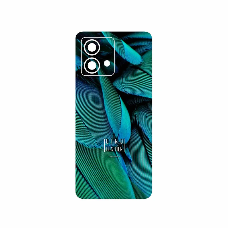 برچسب پوششی ماهوت مدل Green Feather مناسب برای گوشی موبایل موتورولا Moto G84