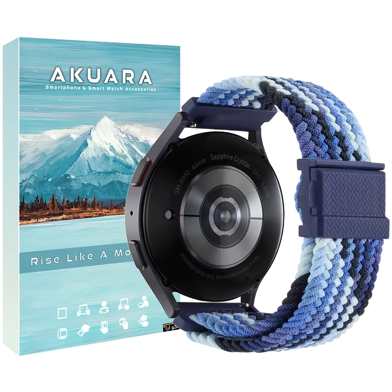 بند آکوآرا مدل Magnetic Woven AK مناسب برای ساعت هوشمند شیائومی Watch S1 Active