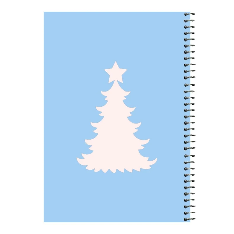 دفتر مشق 80 برگ اس جی مدل درخت کریسمس