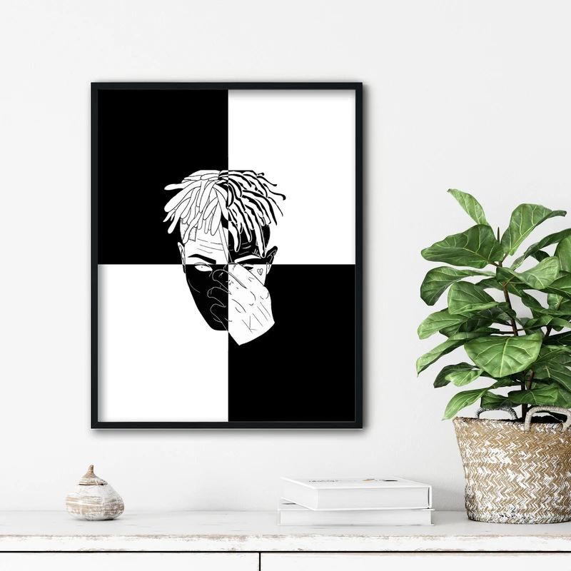 تابلو آتریسا طرح تنتاسیون xxxtentasion مدل ATt0116