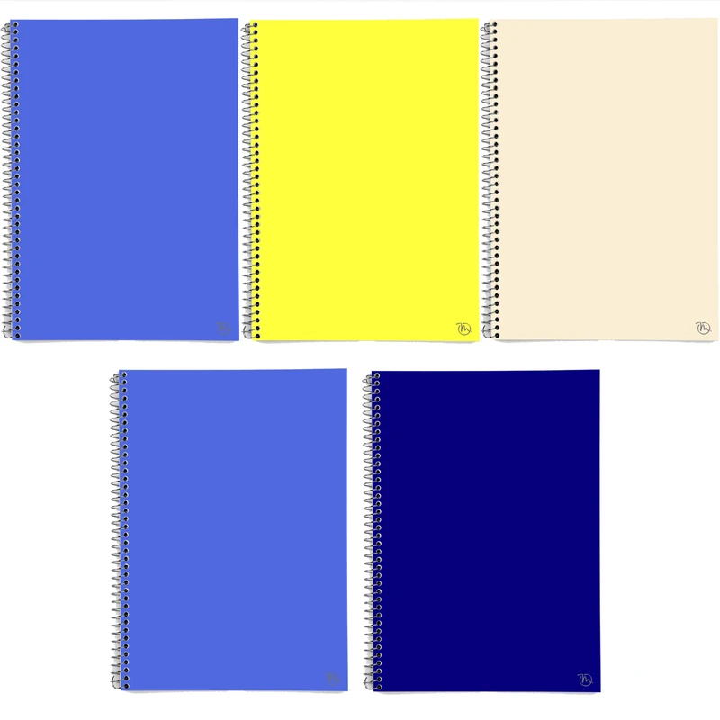 دفتر مشق 50 برگ مدوپد طرح ساده کد BD10185 مجموعه 5 عددی