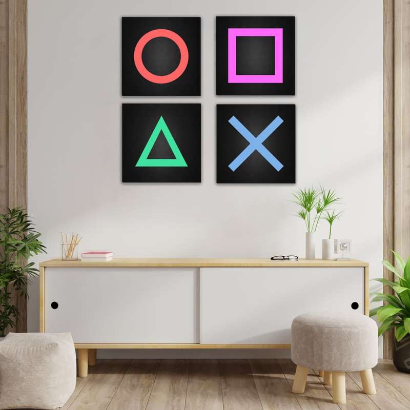 تابلو شاسی مدل پلی استیشن کد 011 مجموعه 4 عددی