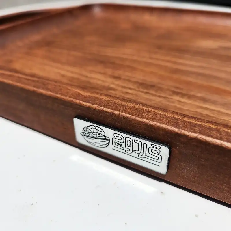 سینی چوبی گردوچ مدل مستطیل کد DK 4000L