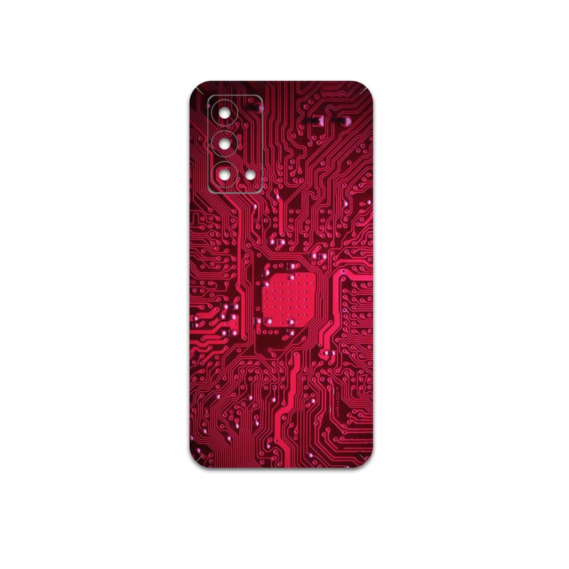 برچسب پوششی ماهوت مدل Red-Printed-Circuit-Board مناسب برای گوشی موبایل ریلمی GT Master