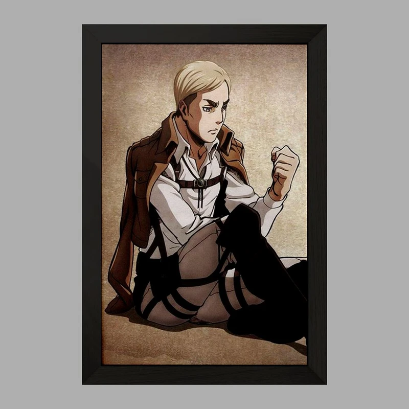 تابلو خندالو مدل اروین اسمیت انیمه اتک آن تایتان Attack on Titan  کد 11013