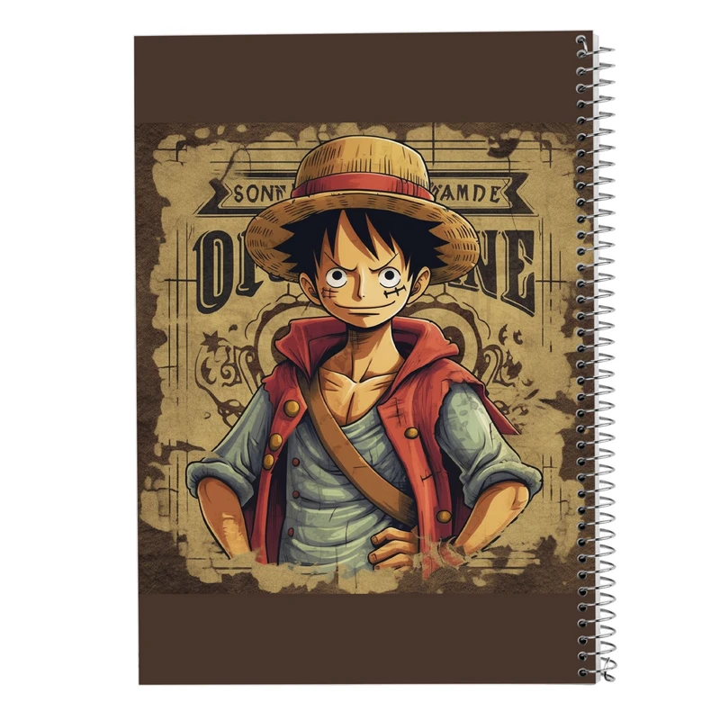 دفتر مشق 100 برگ مدوپد مدل وان پیس One Piece کد DF10795