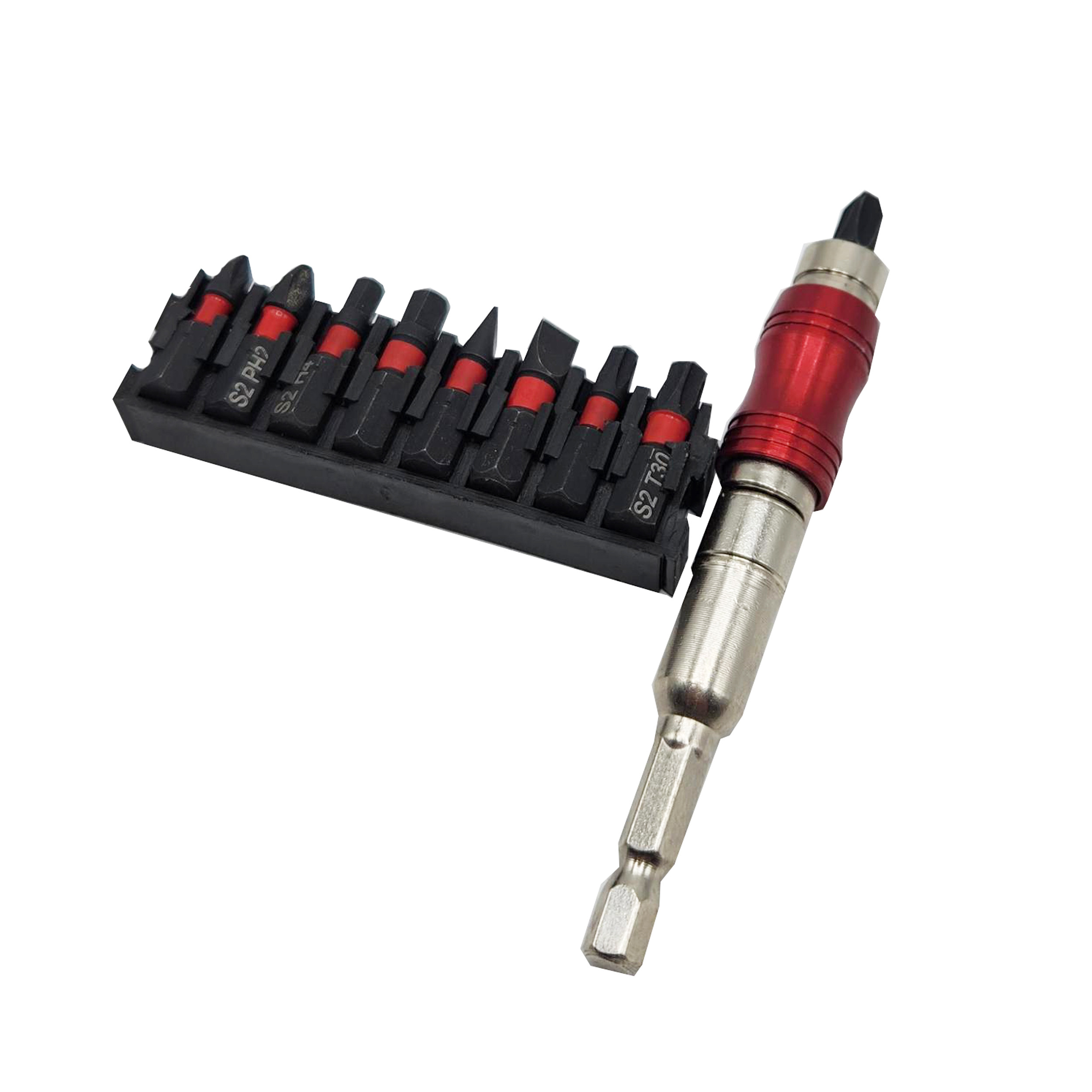 سری پیچ گوشتی شارژی کد GHR137 بسته 10 عددی