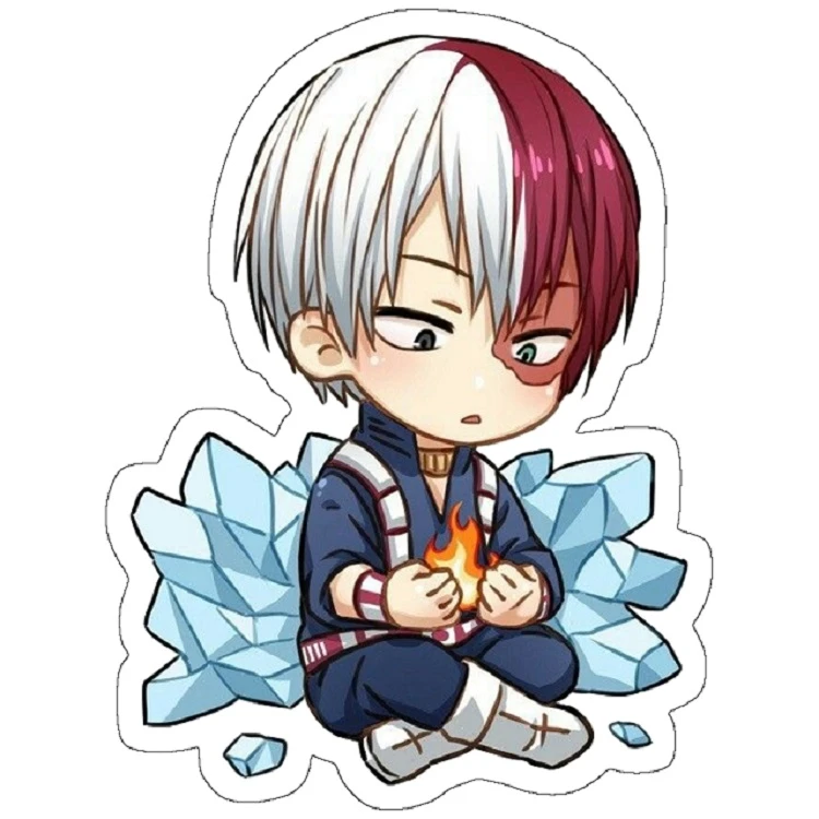 استیکر لپ تاپ مدل mini todoroki