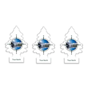 خوشبوکننده خودرو لیتل تریس مدل Trees رایحه True North بسته 3 عددی